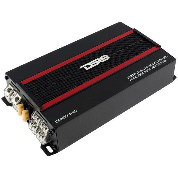 Main product image for DS18 CANDY-X4B CANDY 4-Channel Compact Full-Range Class D 1600W Amplifier294-8146